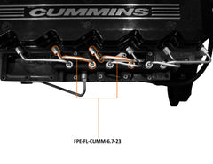 07.5-18 6.7L RAM 2500/3500 Cummins Number 2 and Number 3 Injection Line Fleece Performance