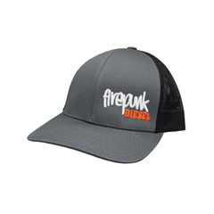 Firepunk Graphite/Black Meshback Snapback Hat