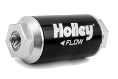 HOLLEY Billet HP Fuel Filter - -8an 40-Micron 175GPH HLY162-555