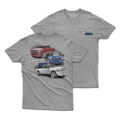 Firepunk Red, White & Blue Truck T-Shirt