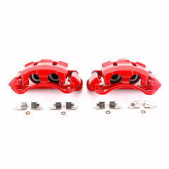 Power Stop RED CALIPER PAIR W/BRKT Ford F-250 Super Duty/F-350 Super Duty/Excursion 2004-2005 S4790