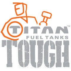 TITAN Fuel Tanks Spare Tire Auxiliary Fuel System 4010201