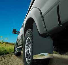 Husky Liners Universal Mud Flaps 14" Wide - Stainless Steel Weight 17151