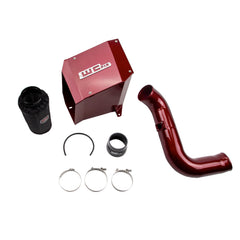 Wehrli Custom Fab 2006-2007 LBZ Duramax 4" Intake Kit with Air Box WCFab Red