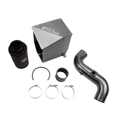 Wehrli Custom Fab 2011-2016 LML Duramax 4" Intake Kit with Air Box Fine Texture Black