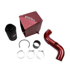 Wehrli Custom Fab 2011-2016 LML Duramax 4" Intake Kit with Air Box WCFab Red