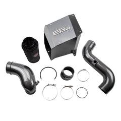 Wehrli Custom Fab 2006-2007 LBZ Duramax 4" Intake Kit with Air Box Stage 2 Cherry Frost