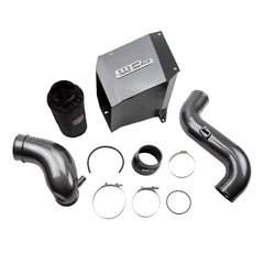 Wehrli Custom Fab 2007.5-2010 LMM 4" Intake Kit with Air Box Stage 2 Cherry Frost