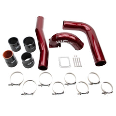 Wehrli Custom Fab 2003-2007 5.9L Cummins Stage 1 High Flow Bundle Kit WCFab Red