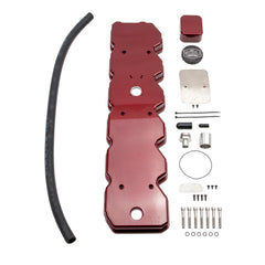 Wehrli Custom Fab WCFab X D&J Precision 2006-2018 Cummins Billet Valve Cover Cherry Frost