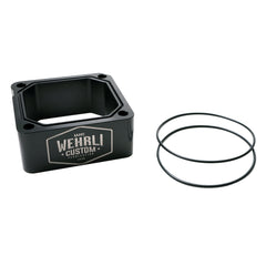 Wehrli Custom Fab 1998.5-2007 5.9L Cummins Intake Billet Spacer Kit Bengal Silver