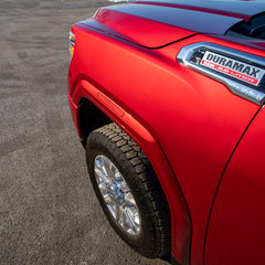 Wehrli Custom Fab Billet Marker Light Delete Kit - 2020-2024 GMC 2500 / 3500 HD - With Logo - Paint to Match