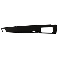 Wehrli Custom Fab 2015-2019 Chevy 2500/3500 Front Bumper Valance Filler Panel Kit, With Tow Hook Holes. Fine Texture Black Powder Coat