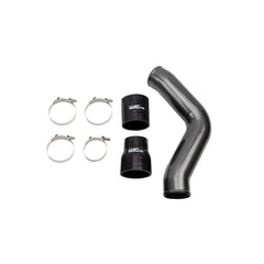 Wehrli Custom Fab 2013-2018 6.7L Cummins Driver Side 3.5" Intercooler Pipe Kit, Gloss White