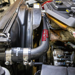 Wehrli Custom Fab 2010-2018 6.7L Cummins Upper Coolant Pipe Fine Texture Black