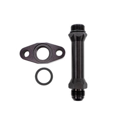 Wehrli Custom Fab T3/T4/T6 Midframe Turbocharger -10AN Extended Oil Drain Fitting Kit