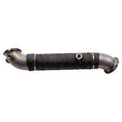 Wehrli Custom Fab 2011-2015 LML Duramax 3" Stainless Down Pipe (V-band Style)