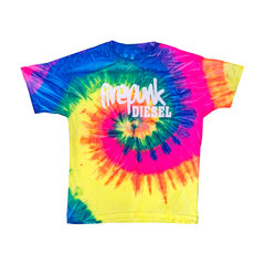 Youth Neon Rainbow Tie Dye T-Shirt