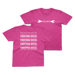 Youth Firepunk Pink Wrench T-Shirt