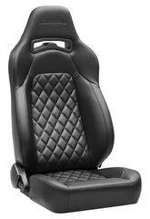 Corbeau Trailcat Black Vinyl Black Diamond Stitch (pair)